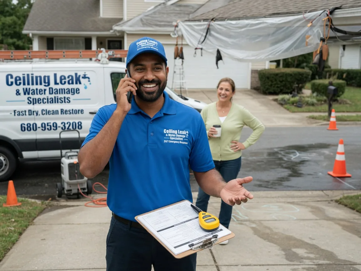 Ceiling Leak Cleanup Center Hill, FL FAQs